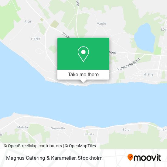 Magnus Catering & Karameller map