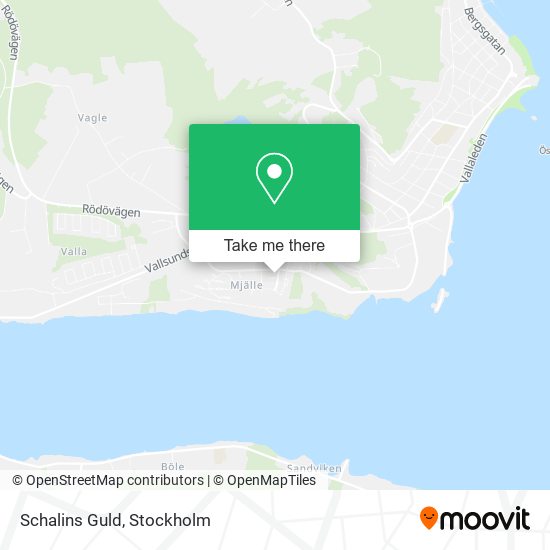 Schalins Guld map