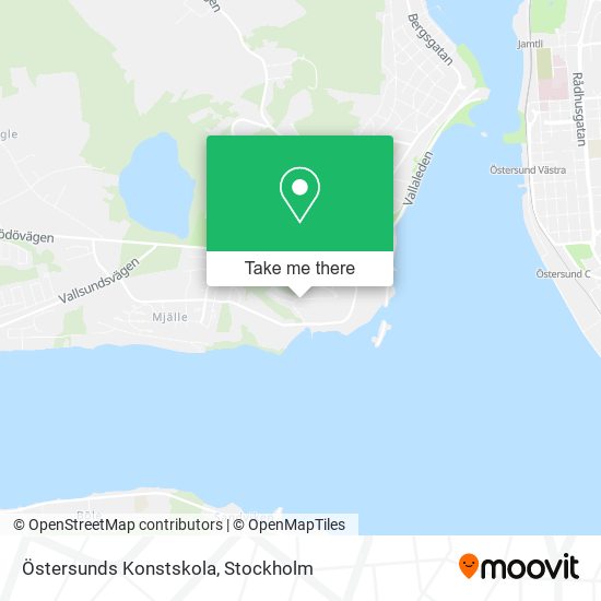 Östersunds Konstskola map