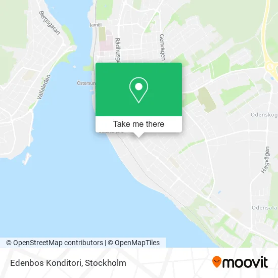 Edenbos Konditori map