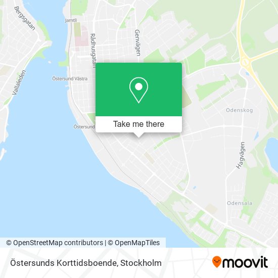Östersunds Korttidsboende map