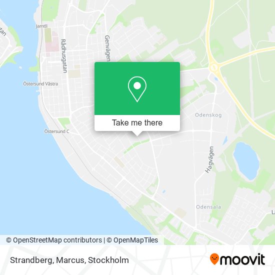 Strandberg, Marcus map
