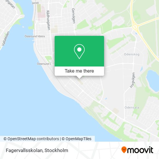 Fagervallsskolan map