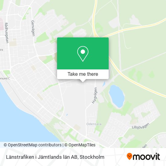 Länstrafiken i Jämtlands län AB map