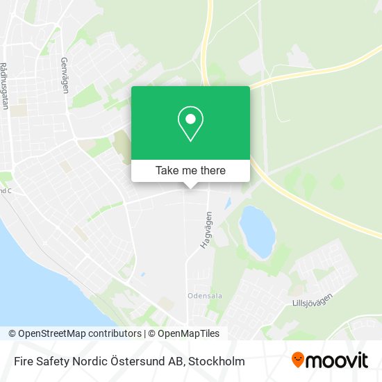 Fire Safety Nordic Östersund AB map