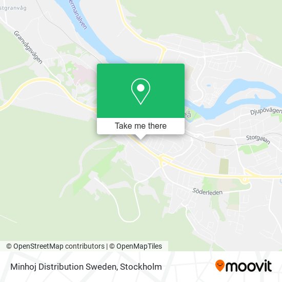 Minhoj Distribution Sweden map