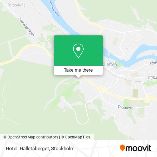 Hotell Hallstaberget map