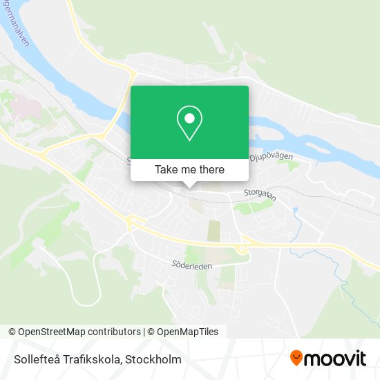 Sollefteå Trafikskola map