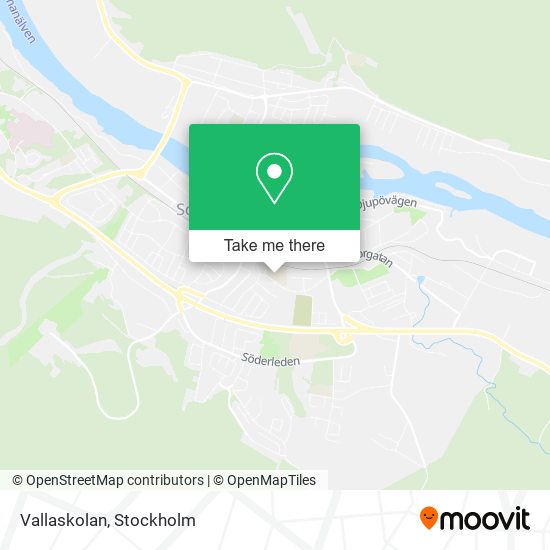 Vallaskolan map