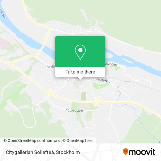 Citygallerian Sollefteå map