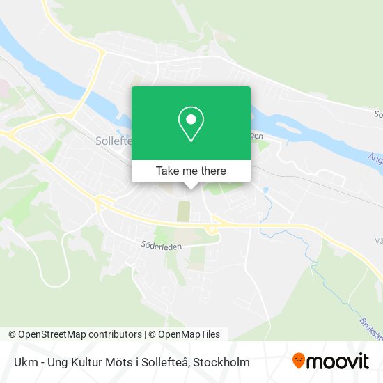 Ukm - Ung Kultur Möts i Sollefteå map