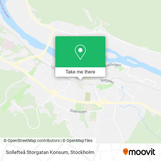 Sollefteå Storgatan Konsum map