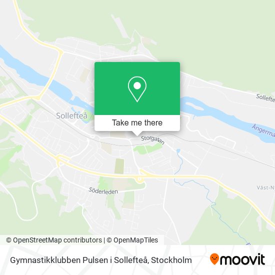 Gymnastikklubben Pulsen i Sollefteå map