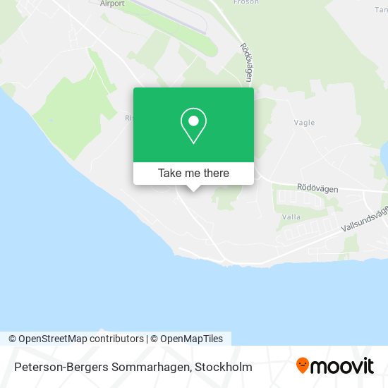 Peterson-Bergers Sommarhagen map