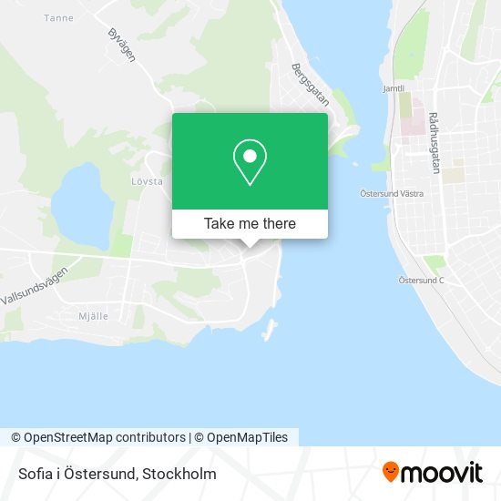 Sofia i Östersund map