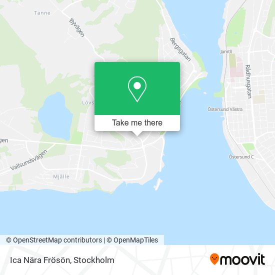 Ica Nära Frösön map