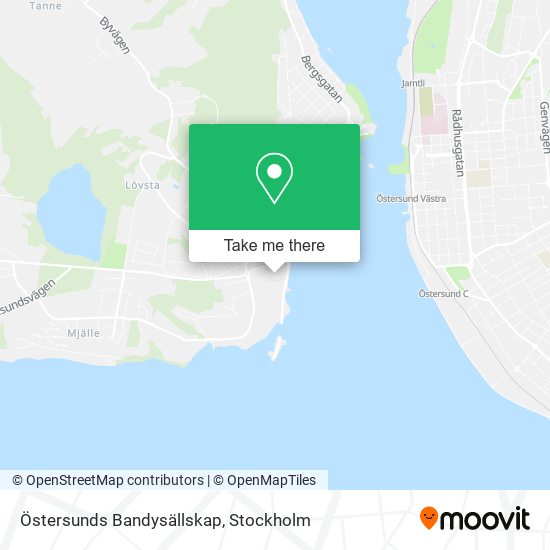 Östersunds Bandysällskap map