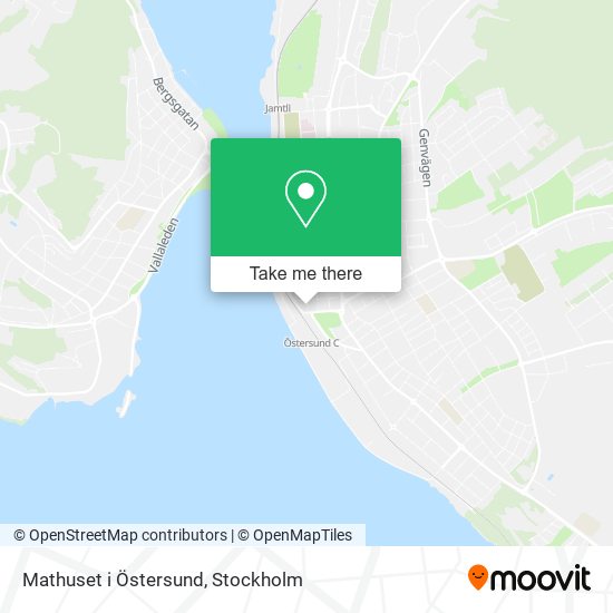 Mathuset i Östersund map