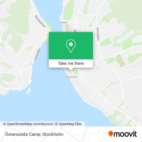 Östersunds Camp map