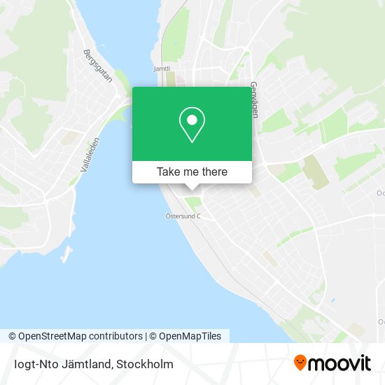 Iogt-Nto Jämtland map