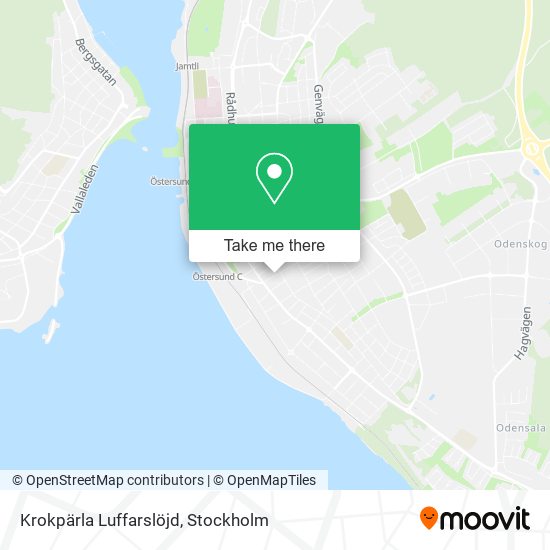 Krokpärla Luffarslöjd map