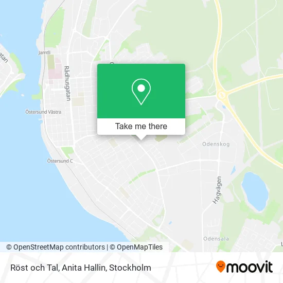 Röst och Tal, Anita Hallin map