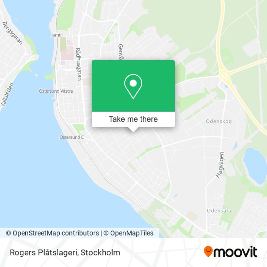 Rogers Plåtslageri map