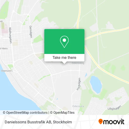 Danielssons Busstrafik AB map