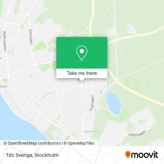 Tdc Sverige map