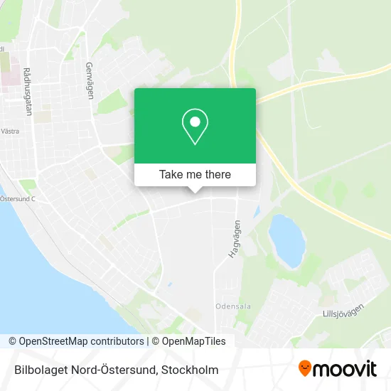 Bilbolaget Nord-Östersund map