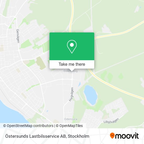 Östersunds Lastbilsservice AB map