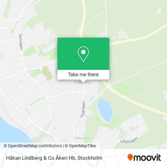 Håkan Lindberg & Co Åkeri Hb map