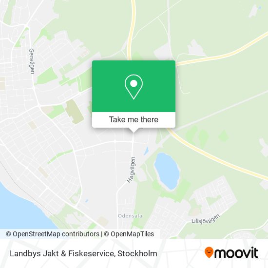 Landbys Jakt & Fiskeservice map