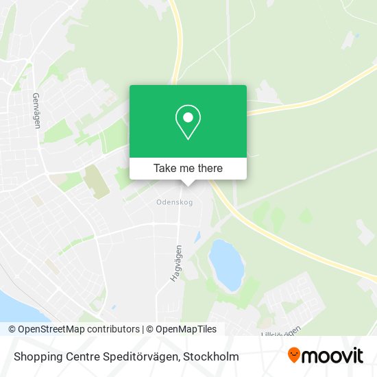 Shopping Centre Speditörvägen map