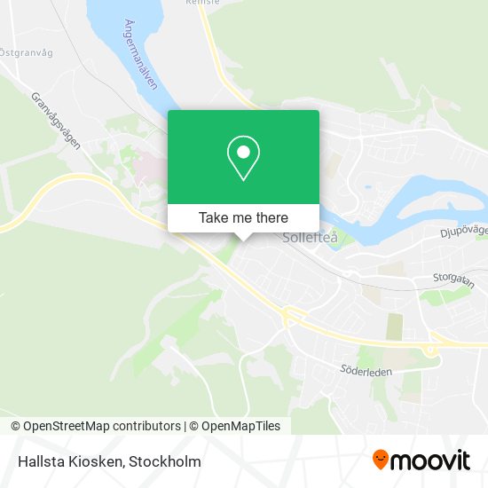 Hallsta Kiosken map