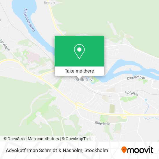 Advokatfirman Schmidt & Näsholm map
