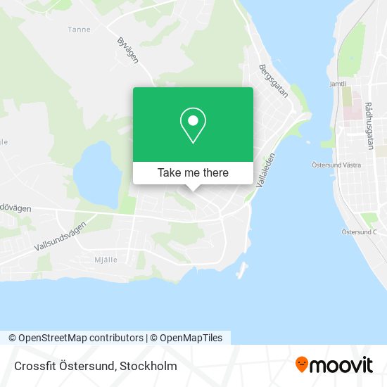 Crossfit Östersund map