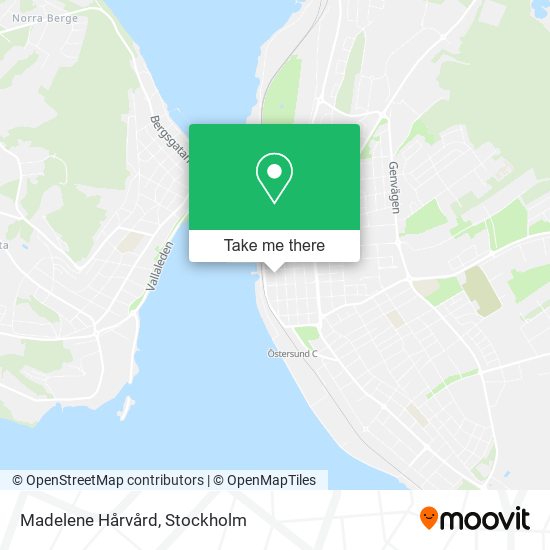 Madelene Hårvård map