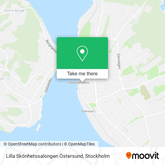 Lilla Skönhetssalongen Östersund map