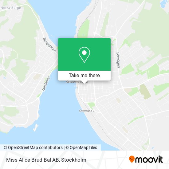 Miss Alice Brud Bal AB map