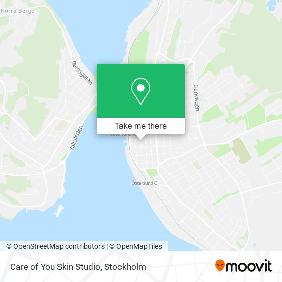 Care of You Skin Studio map