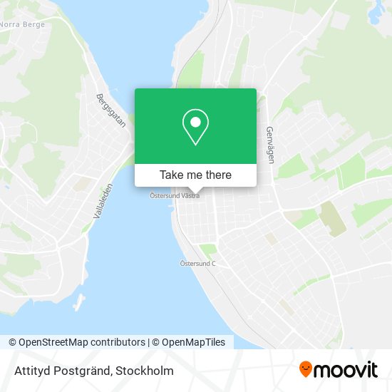 Attityd Postgränd map