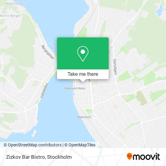 Zizkov Bar Bistro map