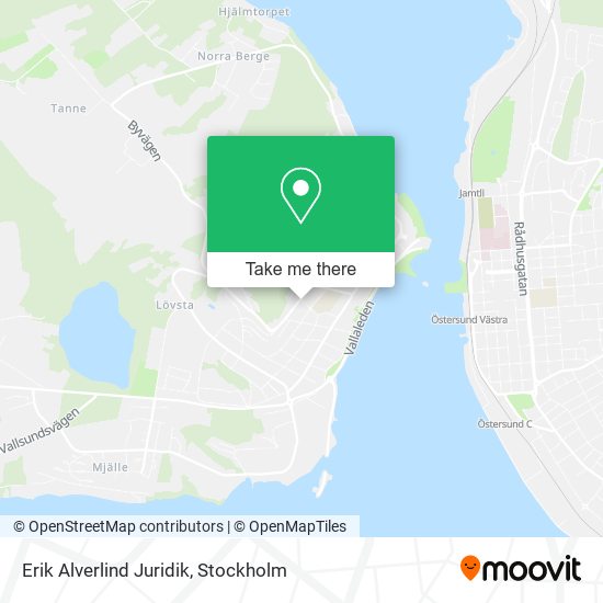 Erik Alverlind Juridik map