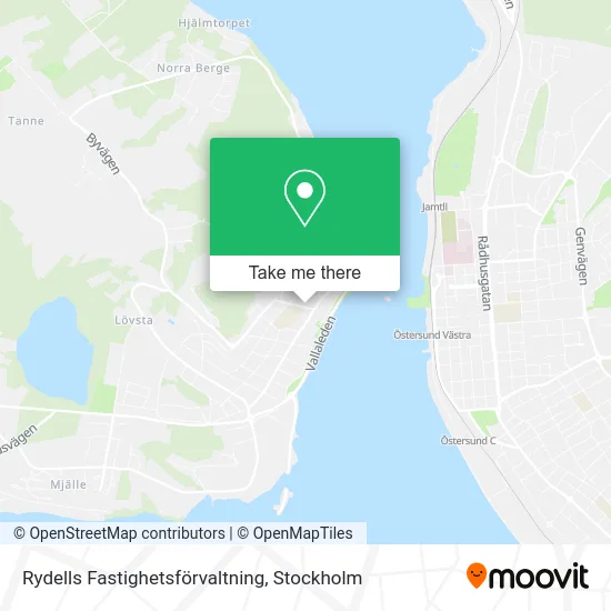 Rydells Fastighetsförvaltning map