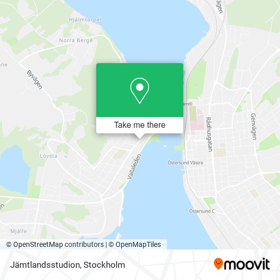 Jämtlandsstudion map