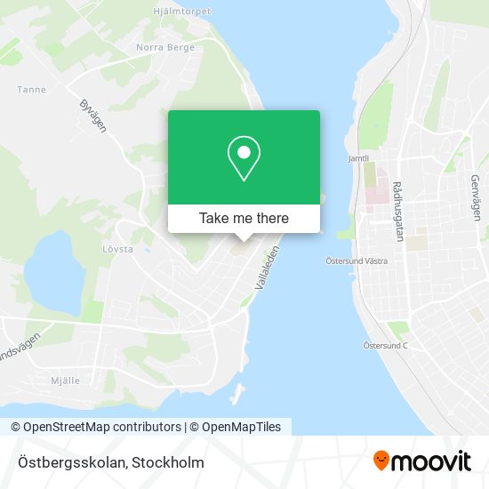 Östbergsskolan map