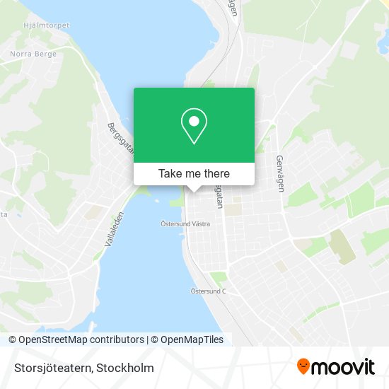 Storsjöteatern map