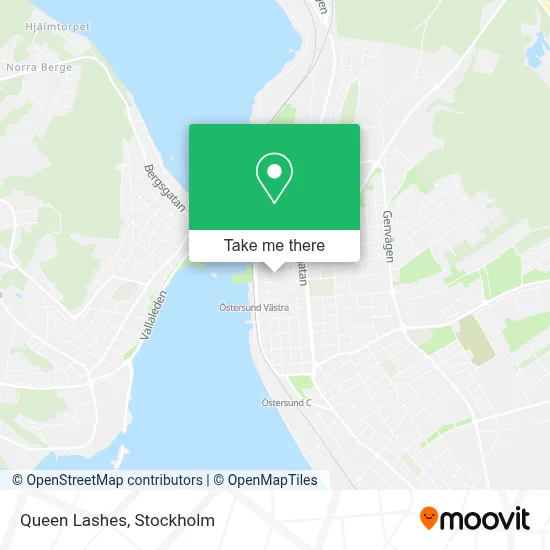Queen Lashes map