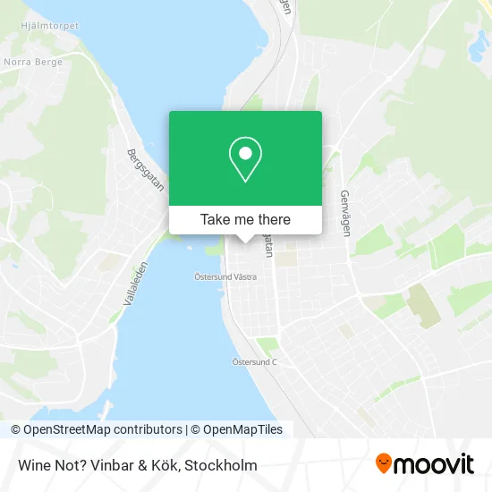 Wine Not? Vinbar & Kök map